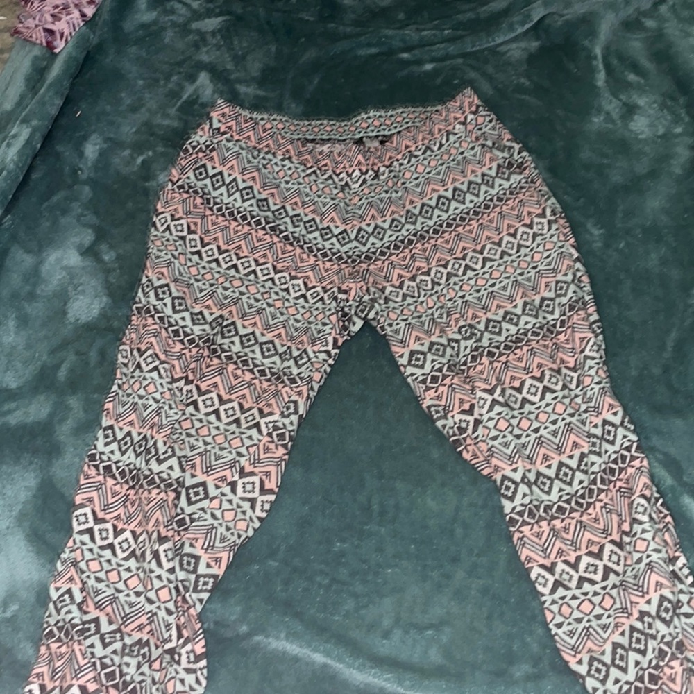 patterned sweats